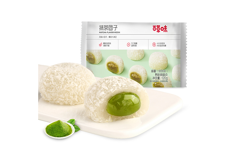 百草味抹茶麻薯团子 120G